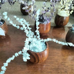 Blue Aquamarine Crystal Healing Plants